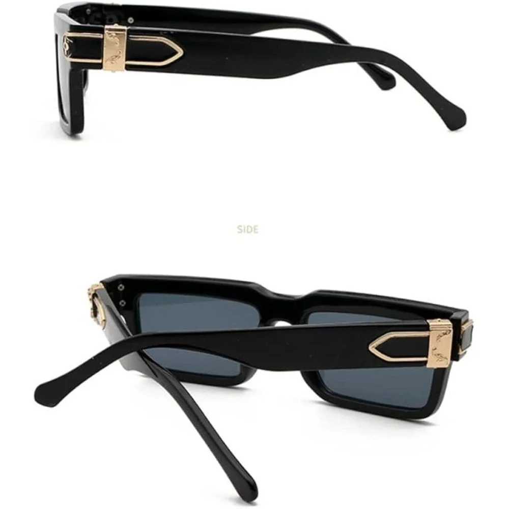 Dark Black Sunglasses Men Hip Hop Style Outdoor Party Shades‎ Cholo Gangster New